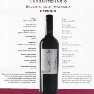 Sessantenario Malvasia Wein Falsche